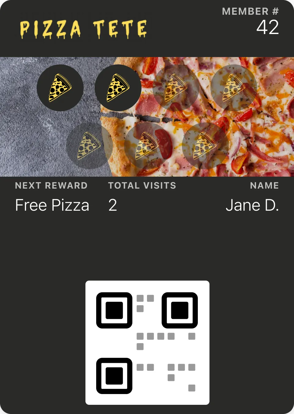 Stamp card — Apple Wallet